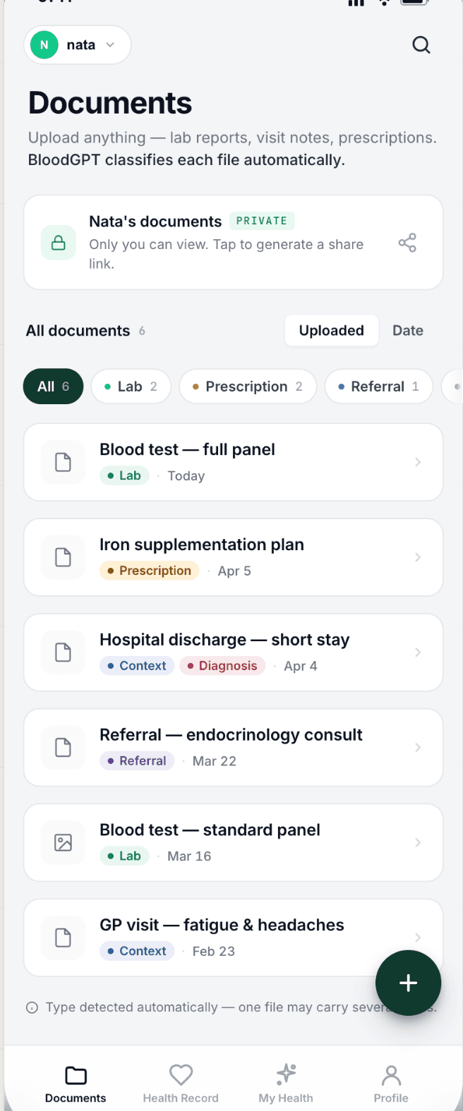 Documents filed automatically, on a phone